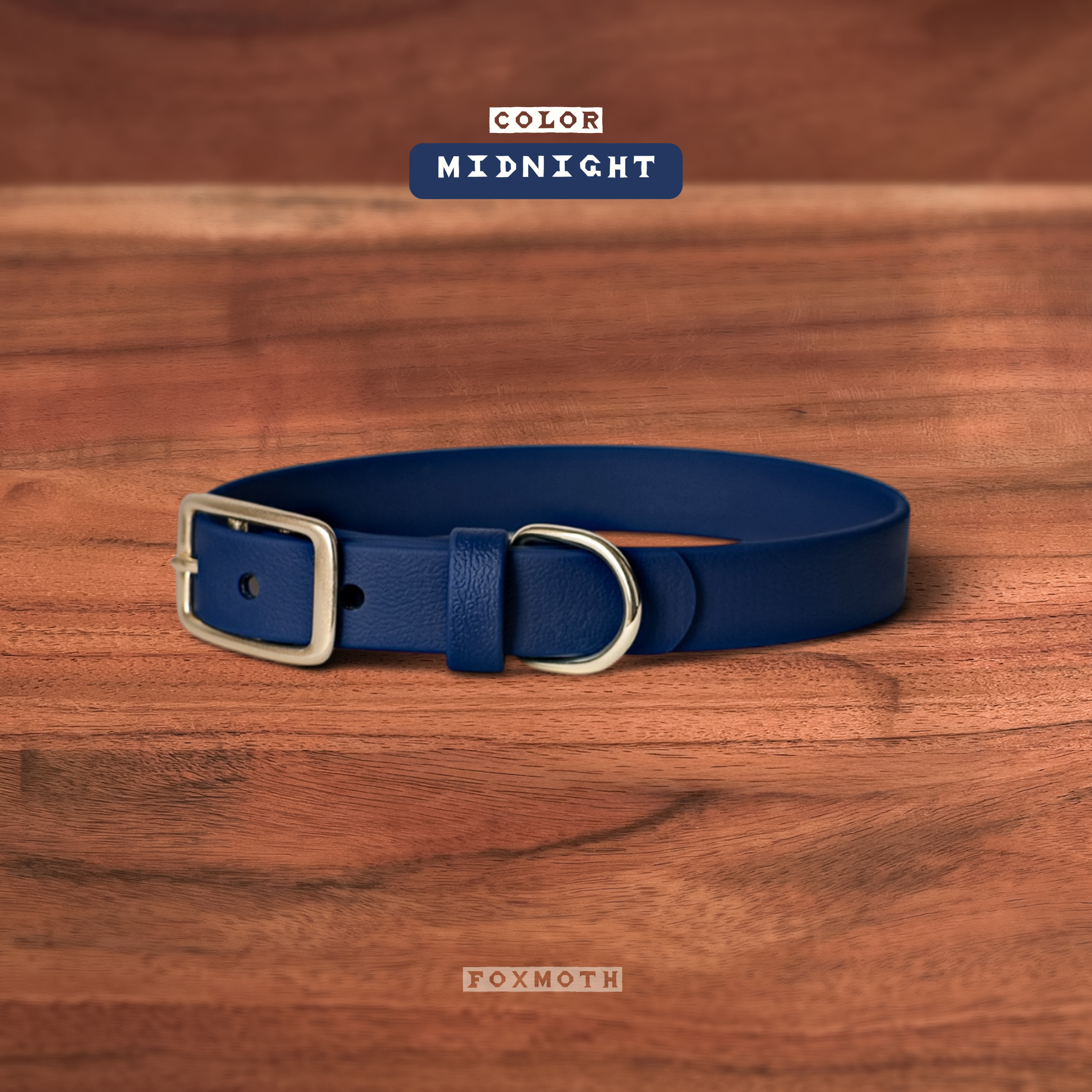 Foxmoth Waterproof Biothane Collar