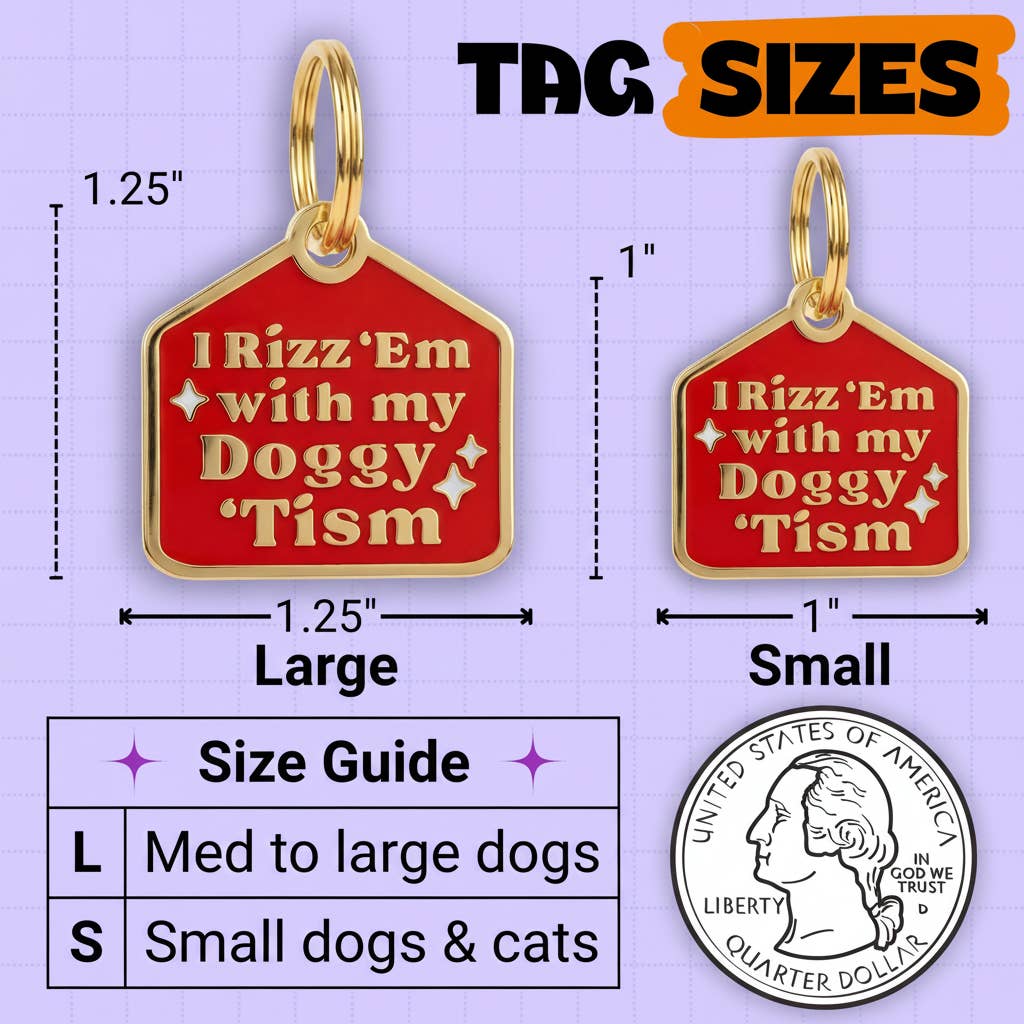 Bad Tags Doggy 'Tism Charm