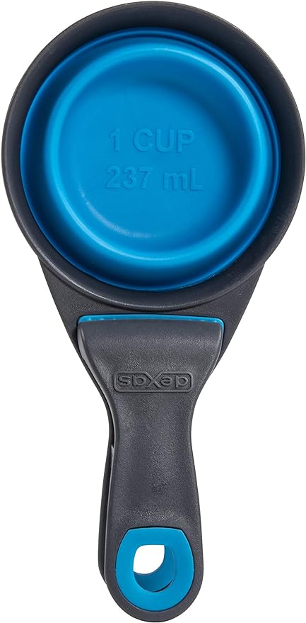 DEXAS COLLAPSIBLE KLIPSCOOP PRO BLUE 1 Cup