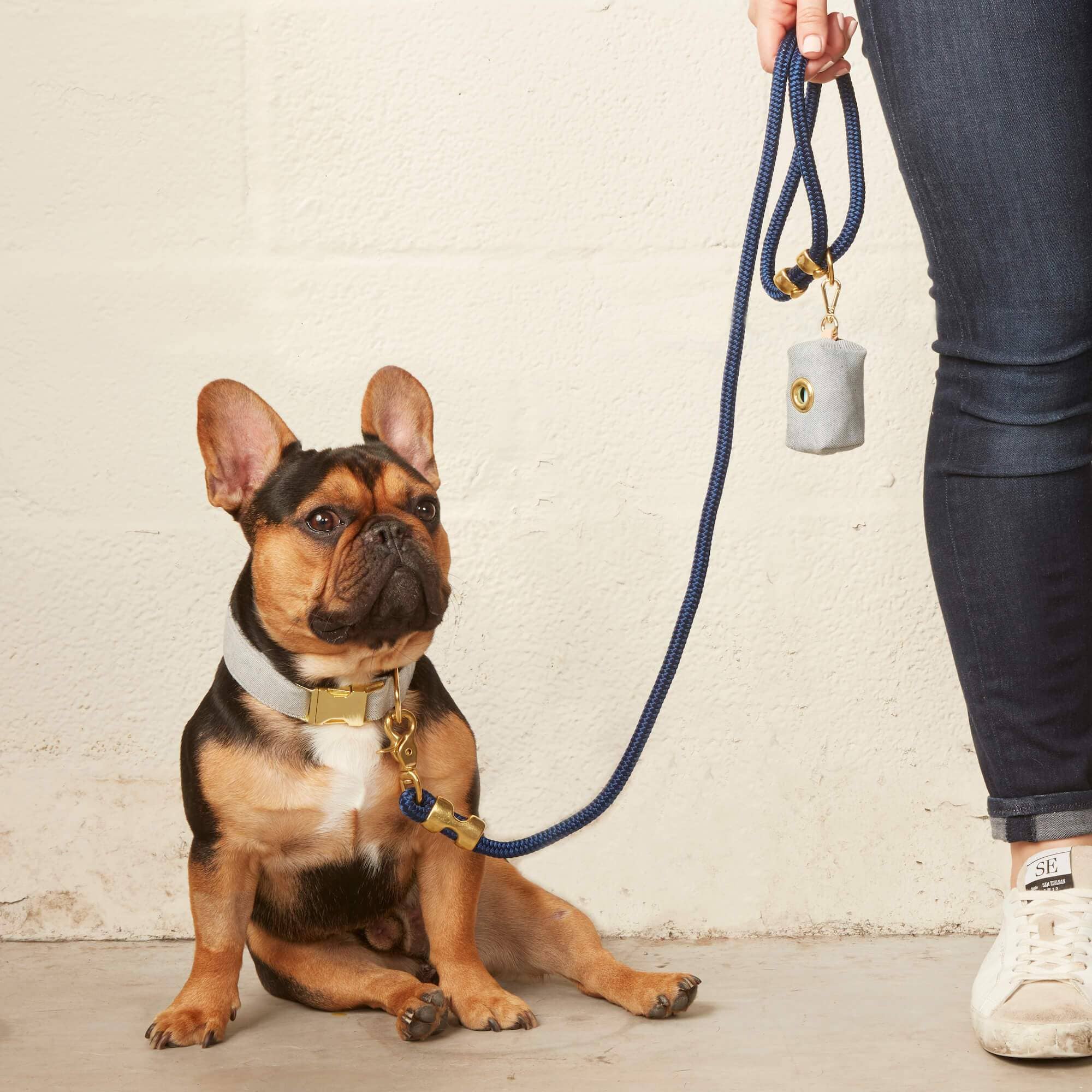 The Foggy Dog Upcycled Denim Sustainable Dog Collar