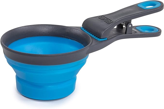 DEXAS COLLAPSIBLE KLIPSCOOP PRO BLUE 1 Cup