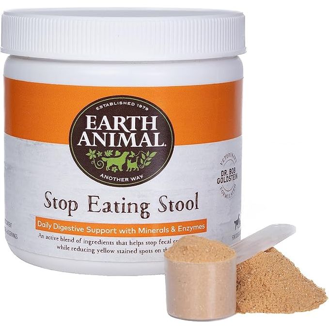 Earth Animal Dog Cat Stop Eating Stool 8oz