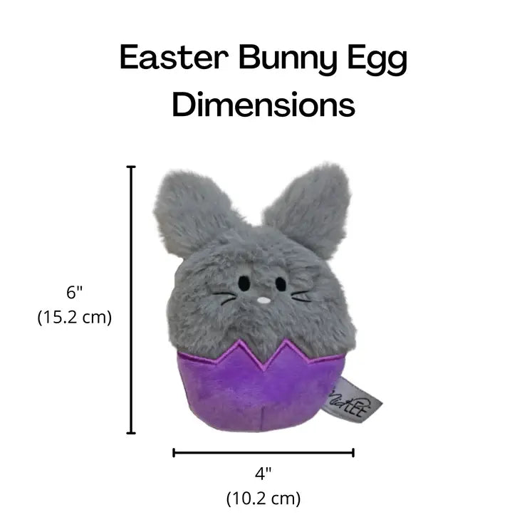 Midlee Easter Bunny Egg Dog Toy