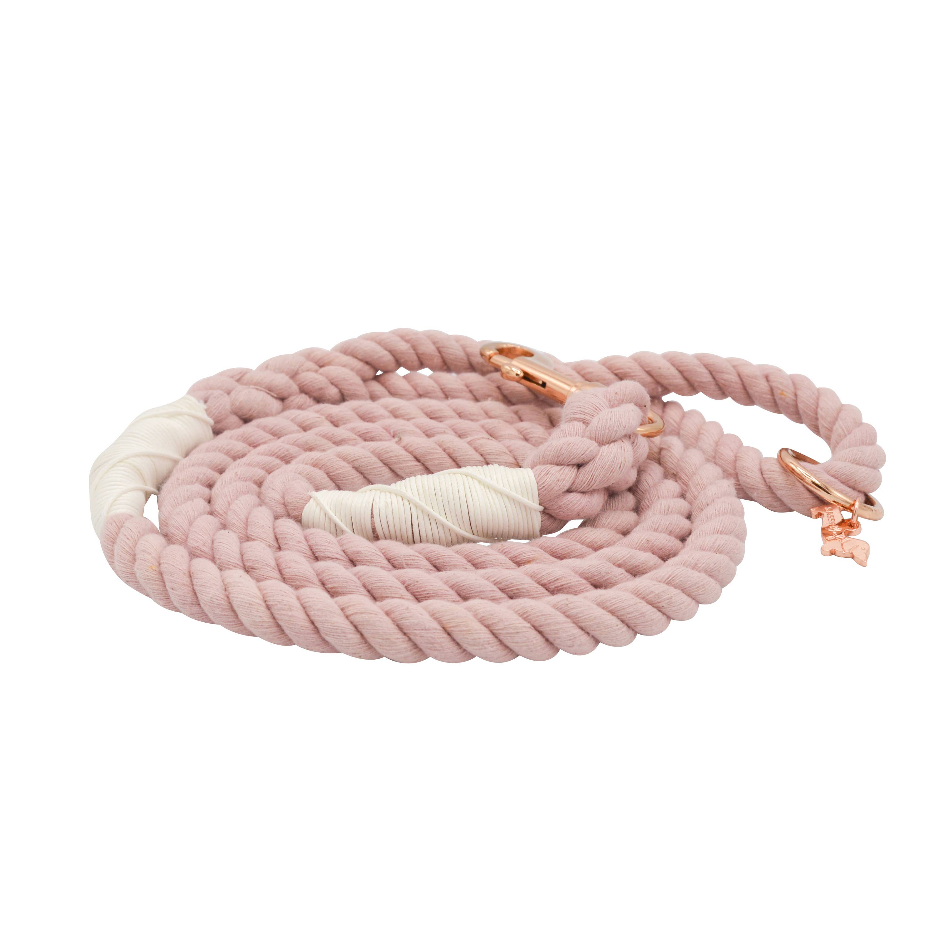 SASSY WOOF Rope Leash - Rose All Day