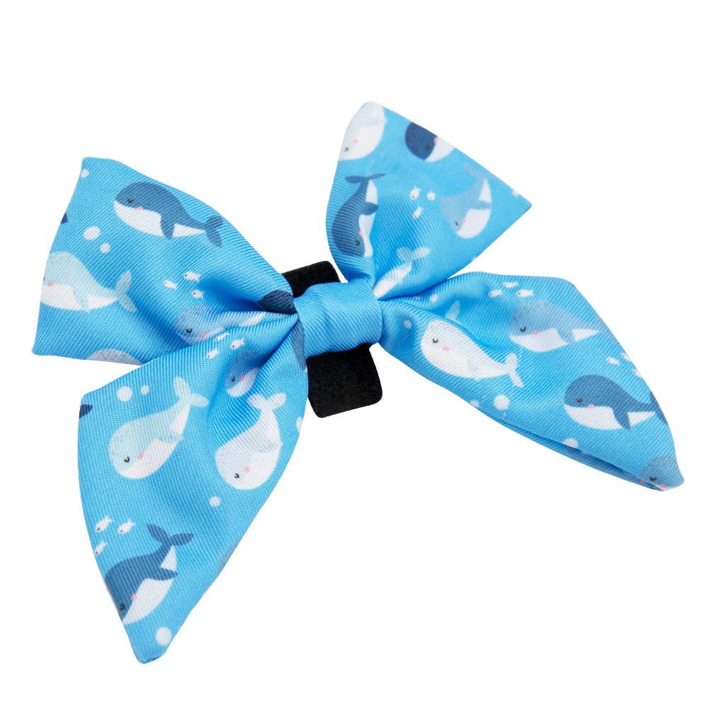 Sassy Woof Sailor Bow - Might as Whale