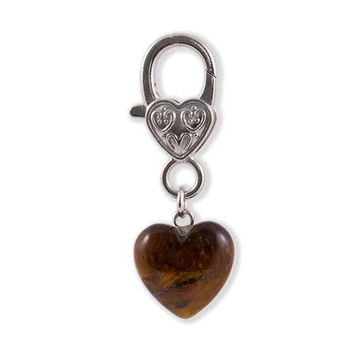 Crystal Pet Love Tiger's Eye Heart
