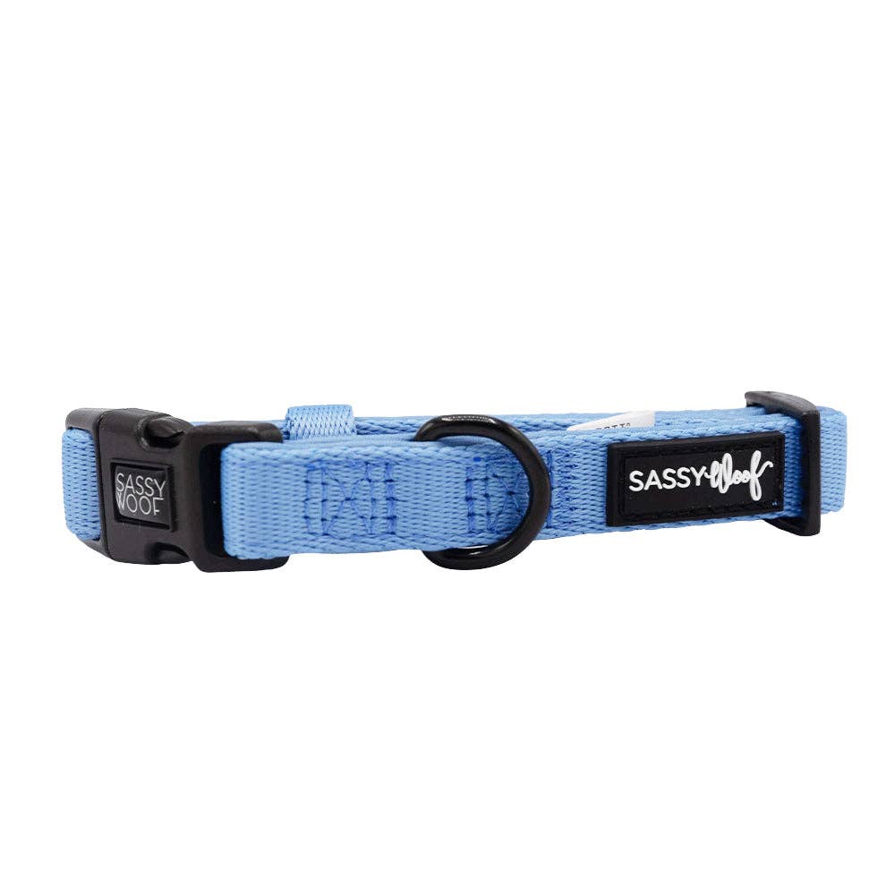 Sassy Woof Dog Collar - Hydrangea