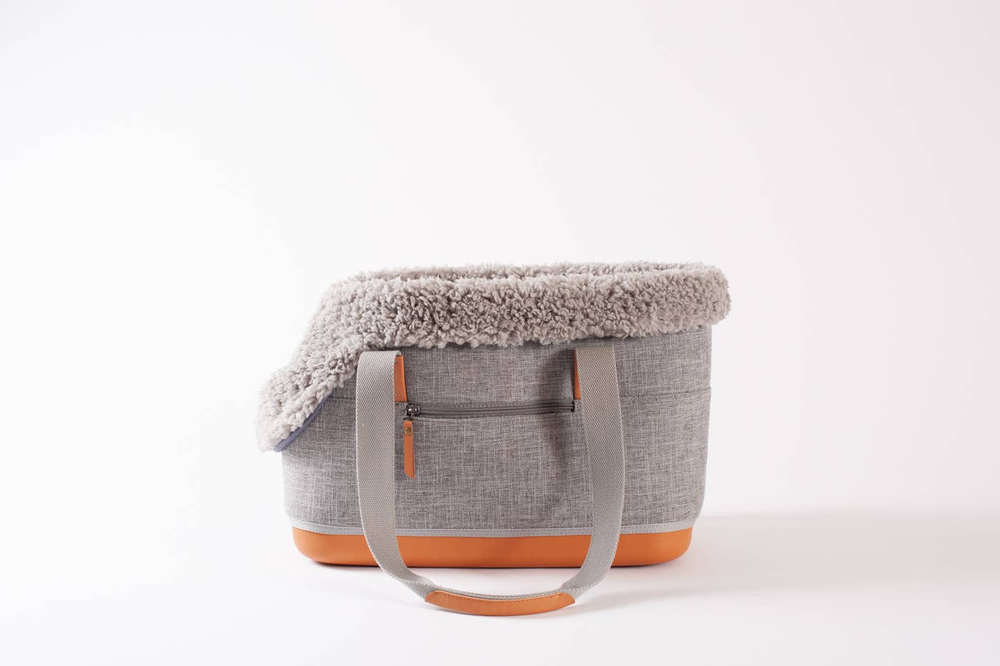 Left Pine Gray Deluxe Dog Carrier