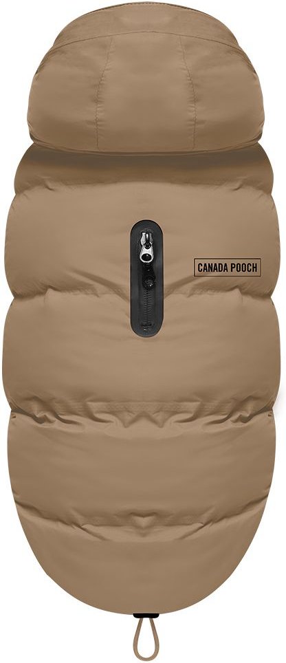 Canada Pooch Waterproof Puffer Taupe