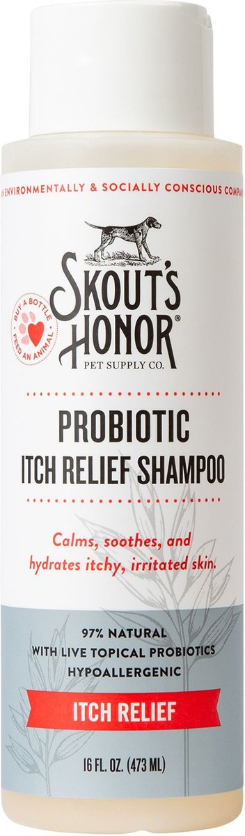 Skout’s honor probiotic itch relief shampoo 16oz