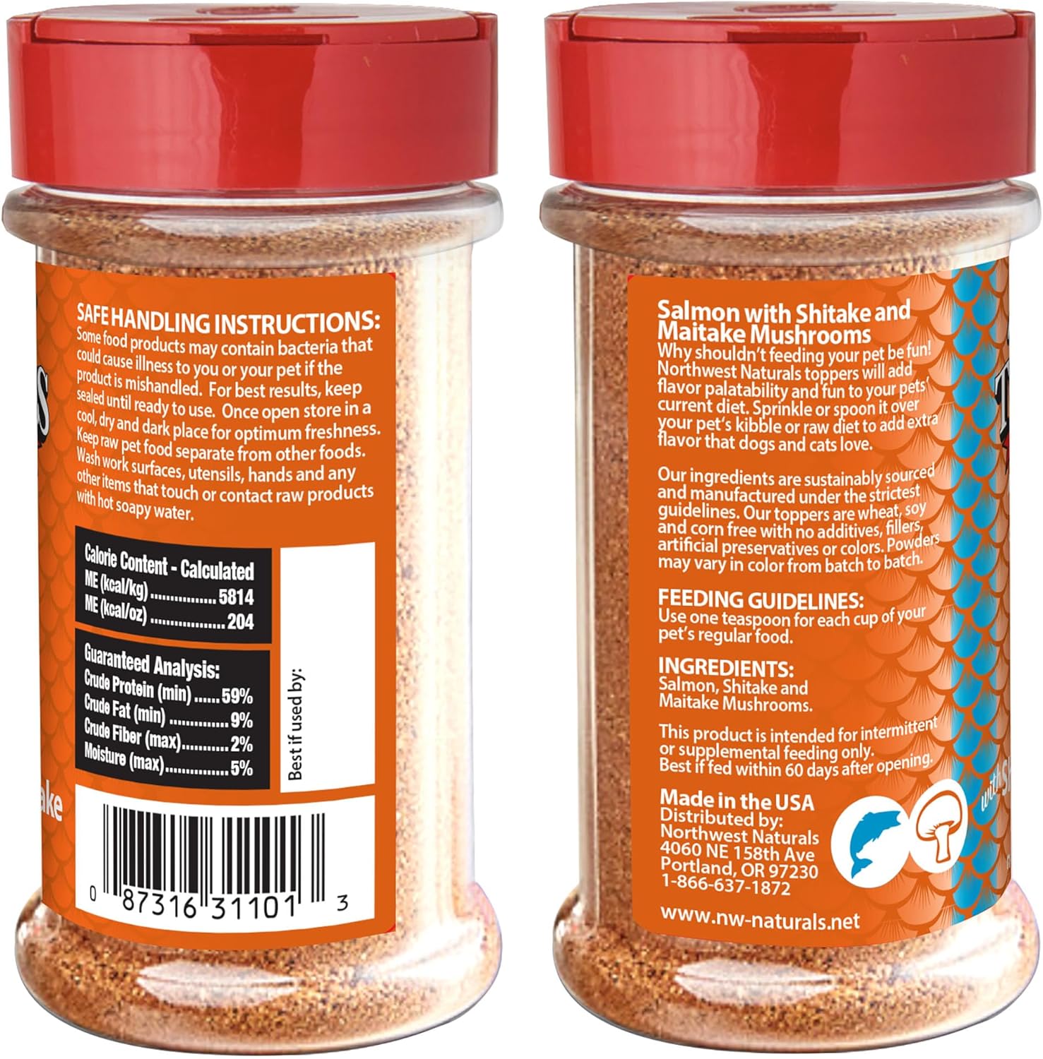 NorthWest Naturals Freeze Dried Salmon/Mushrooms 5oz