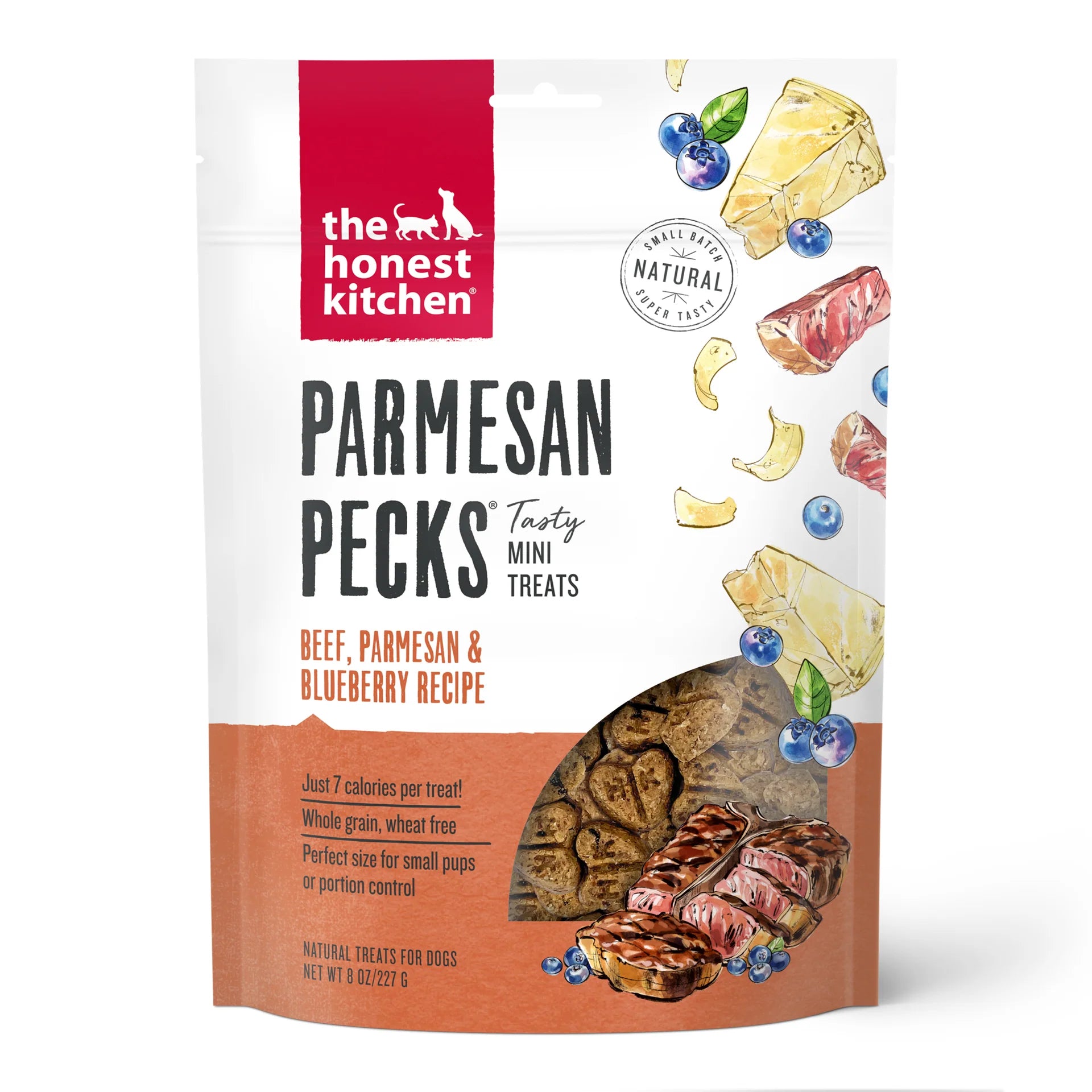 The Honest Kitchen Parmesan Pecks Beef, Parmesan Blueberry Recipe 8oz