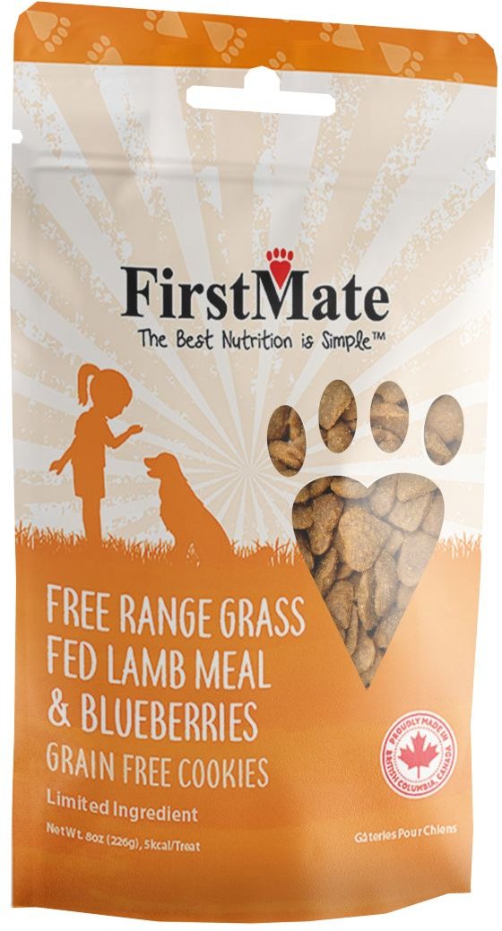 FirstMate Lamb with Blueberry Treats - Mini 8oz