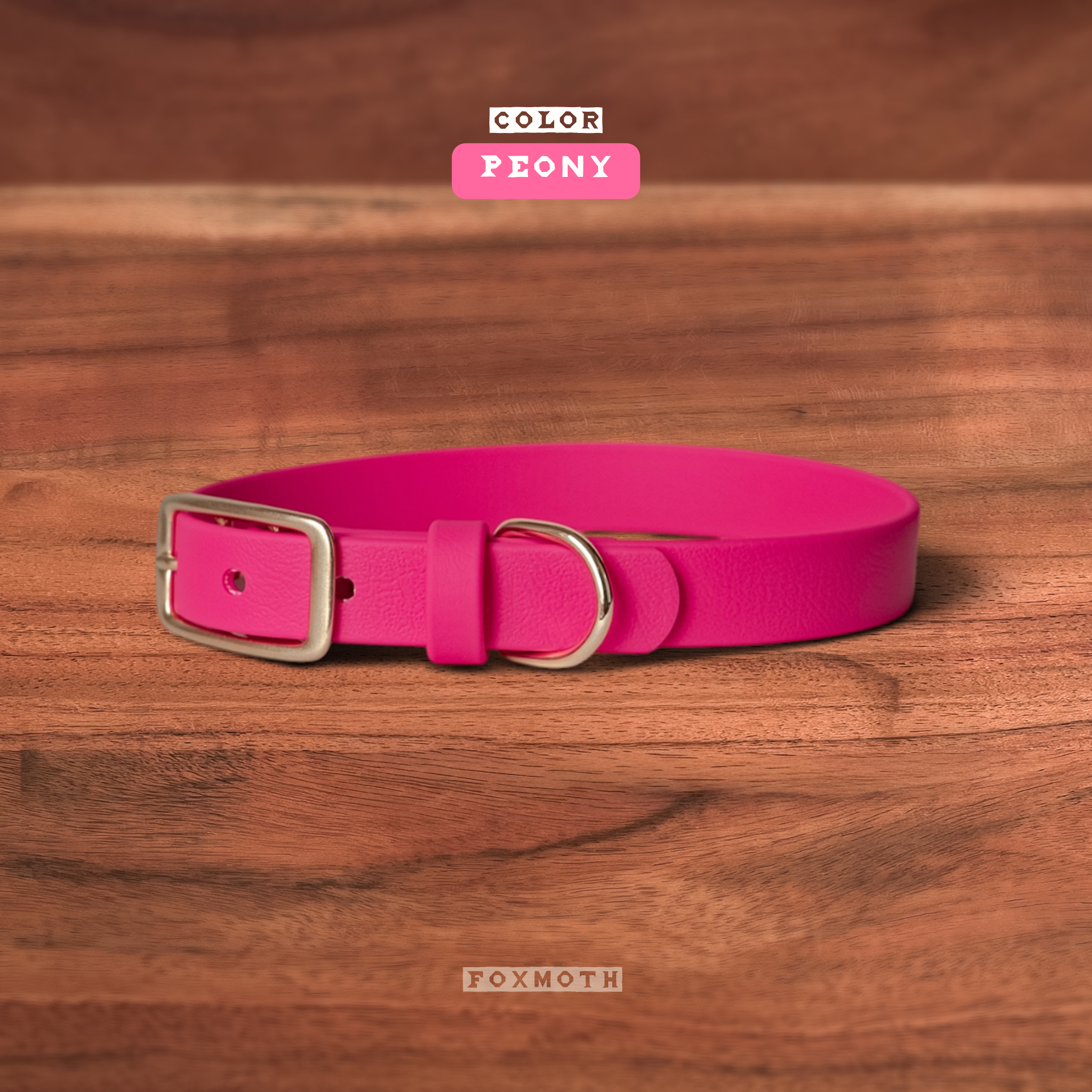 Foxmoth Waterproof Biothane Collar
