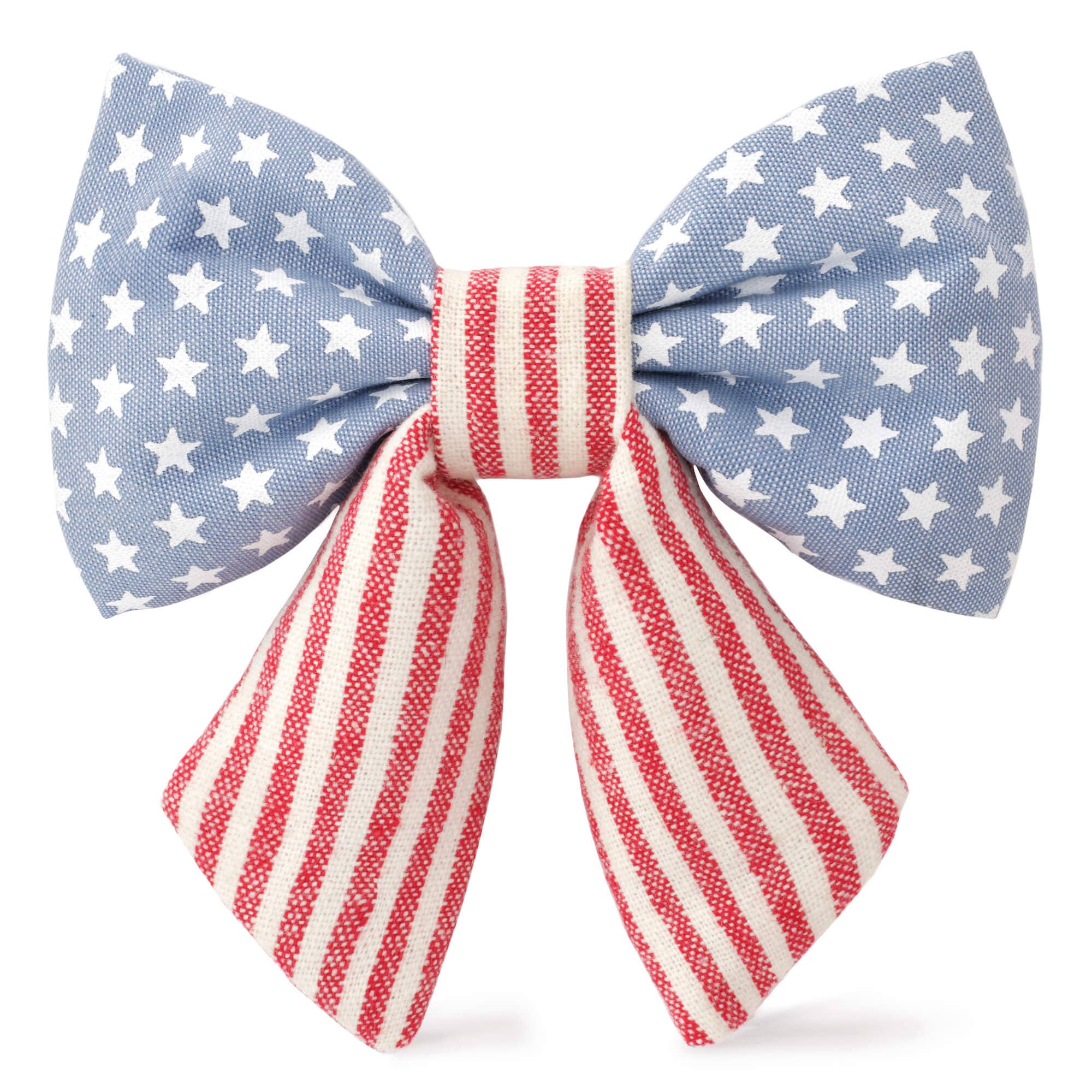 Foggy Dog Stars and Stripes Summer Lady Dog Bow