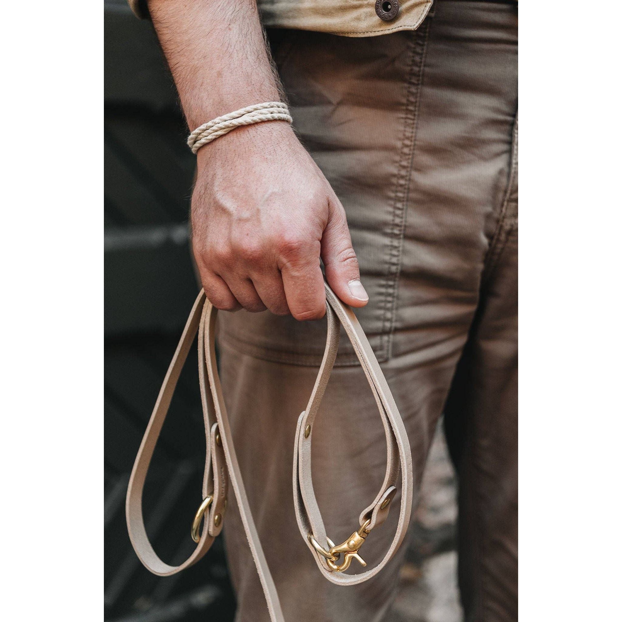 BAND&ROLL LIGHTWEIGHT LASSO LEATHER LEASH