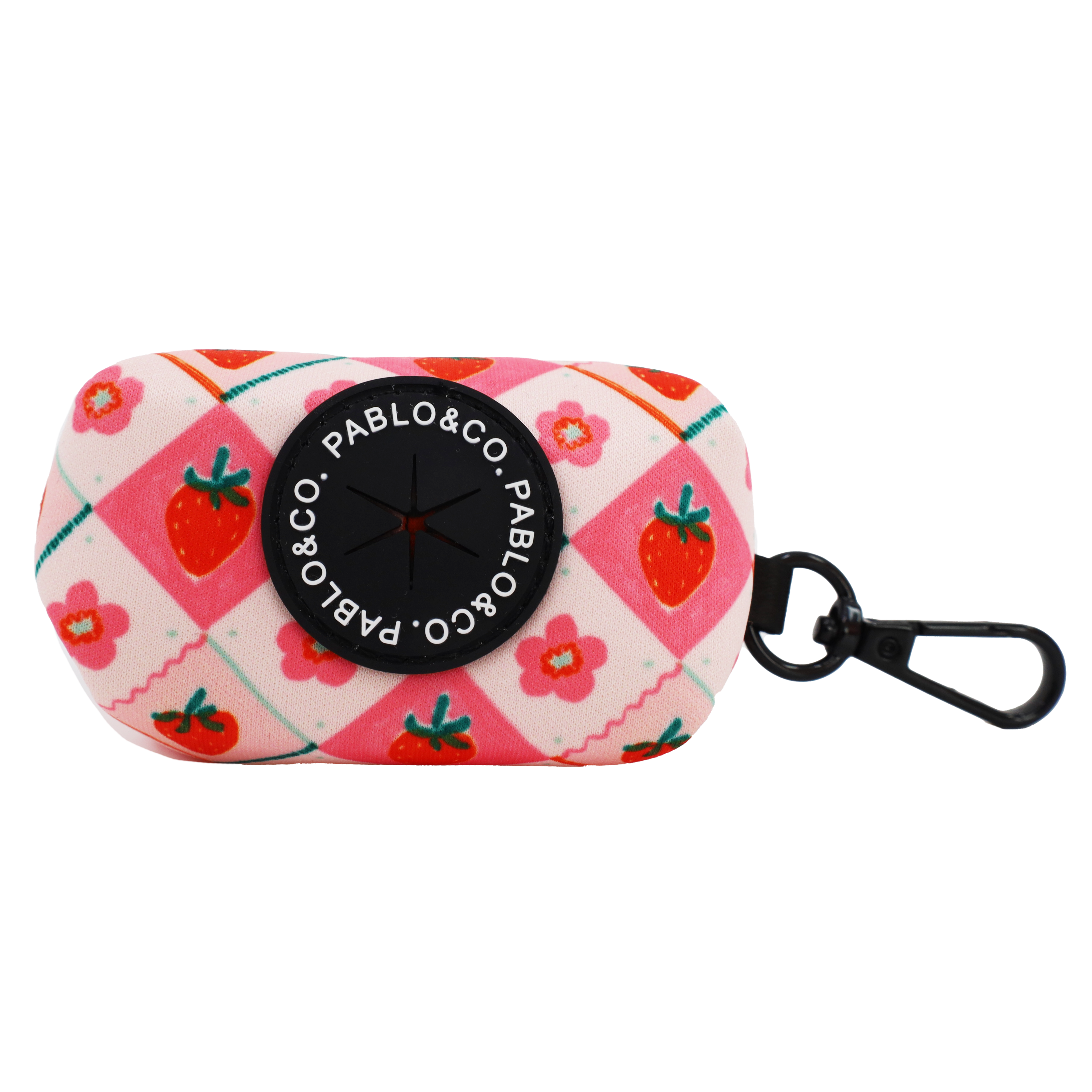 Pablo & Co Strawberry Patch Poop Bag Holder