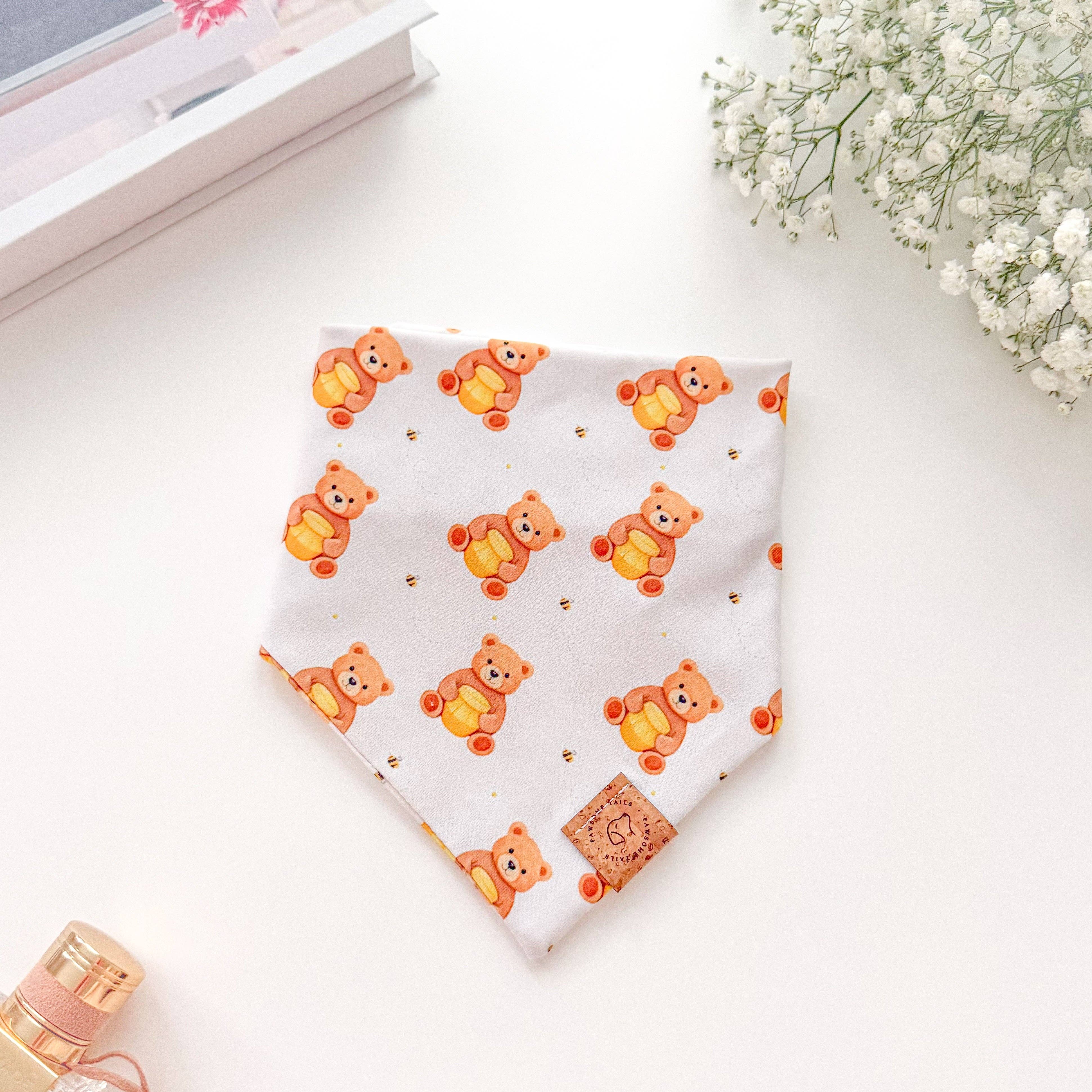 Pawsome Tails Honey Bear Bandana