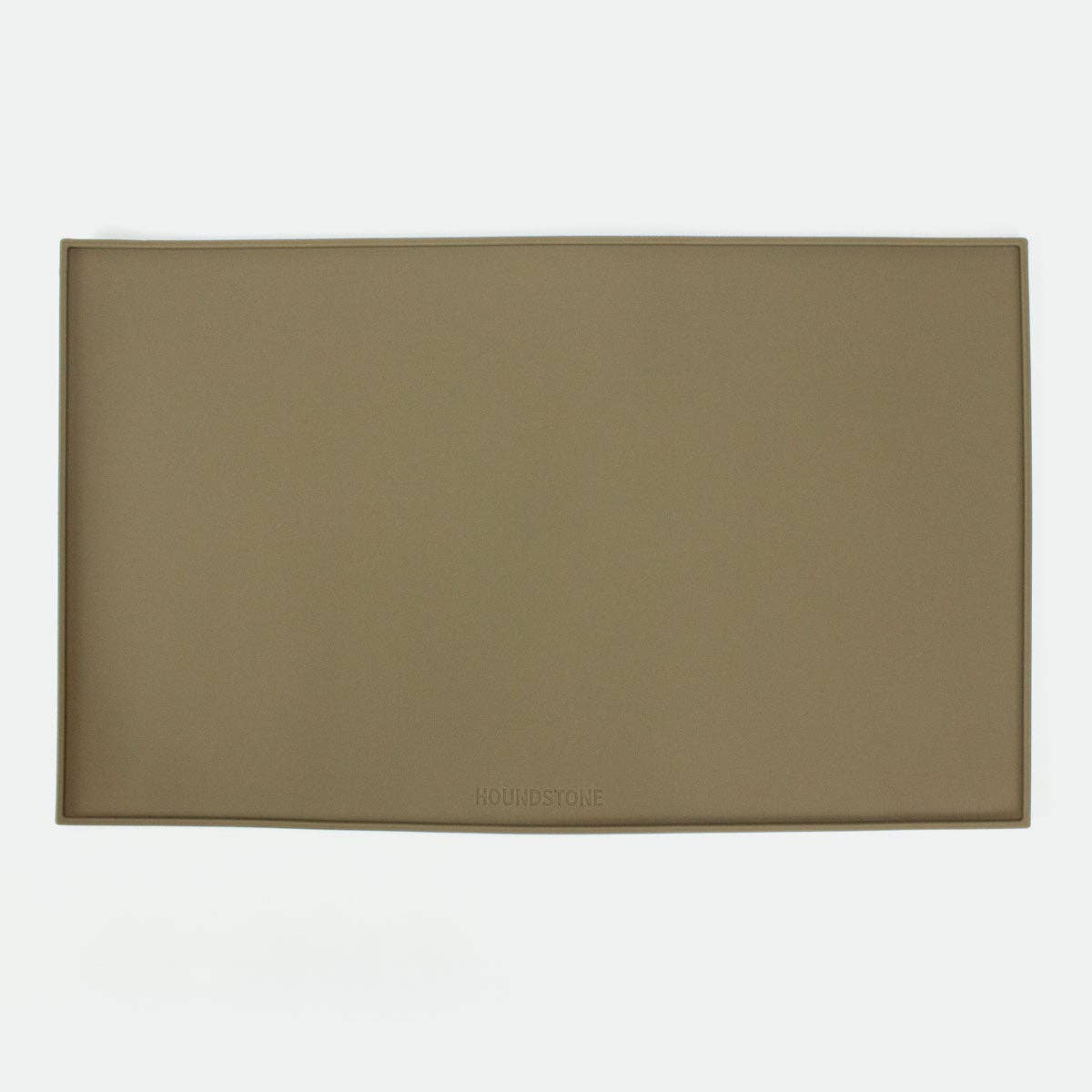 Houndstone Silicone Dog Bowl Mat - Olive