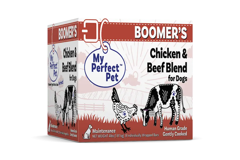 My Perfect Pet Dog Frozen Boomers Chicken & Beef 4lbs