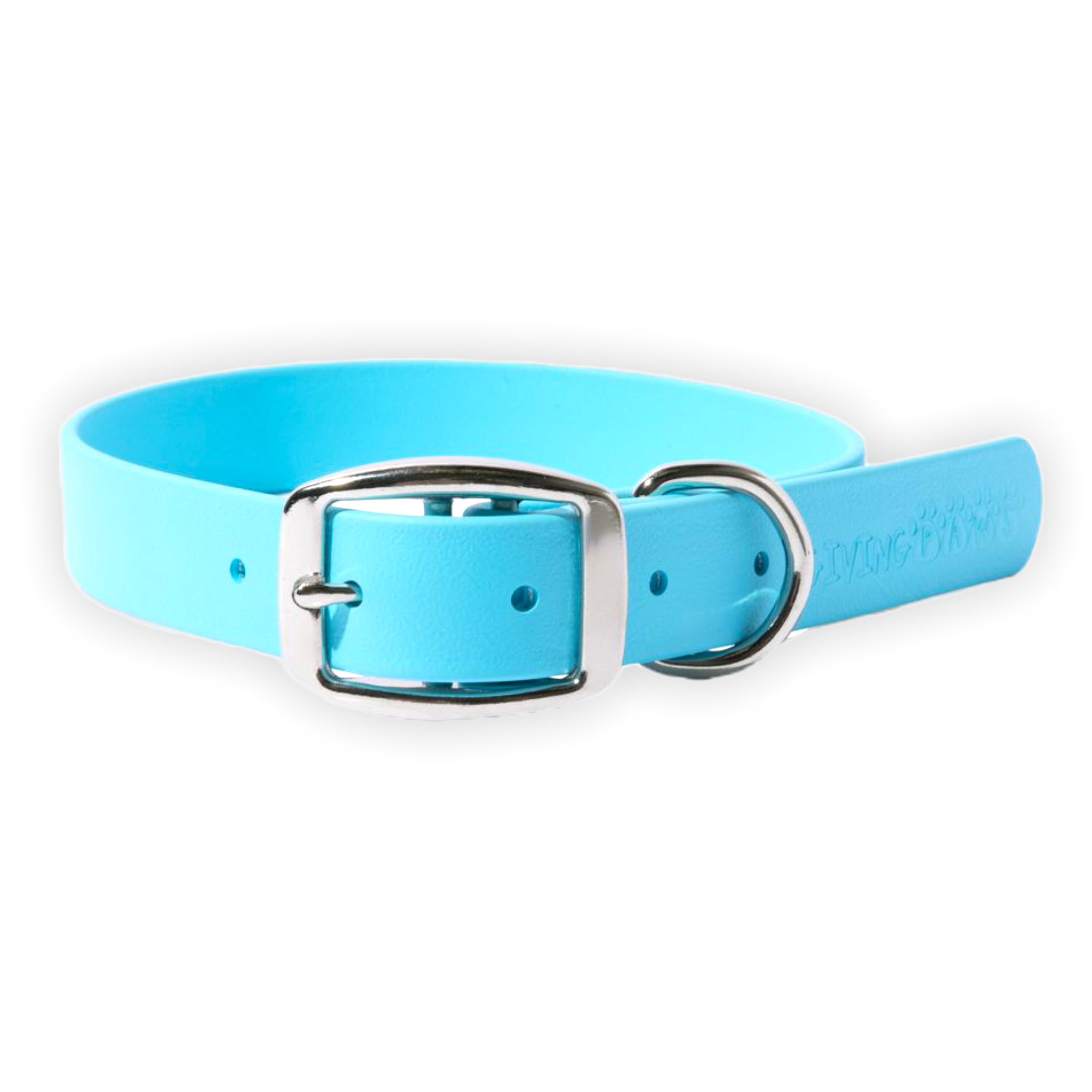 Giving Paws Vegan Leather Collar TEAL