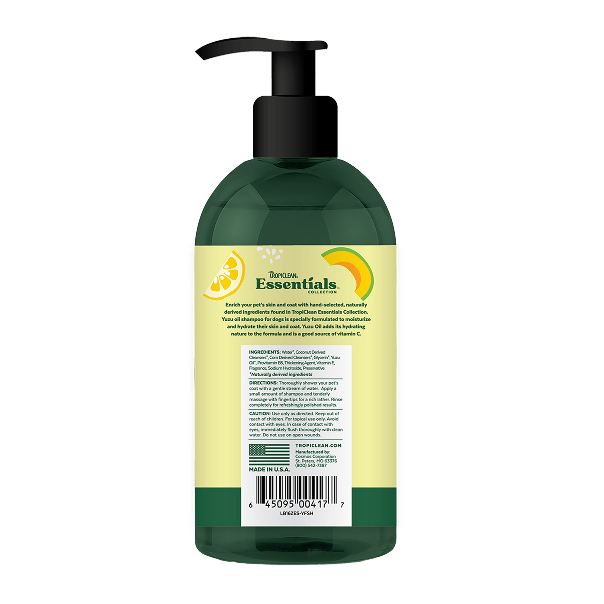 Tropiclean Essentials Yuzu Shampoo
