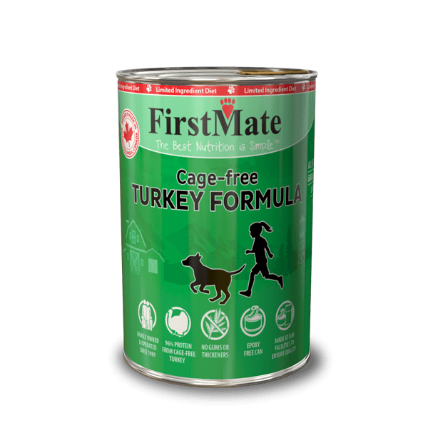 FirstMate Can Cage-Free Turkey Dog 12.2oz