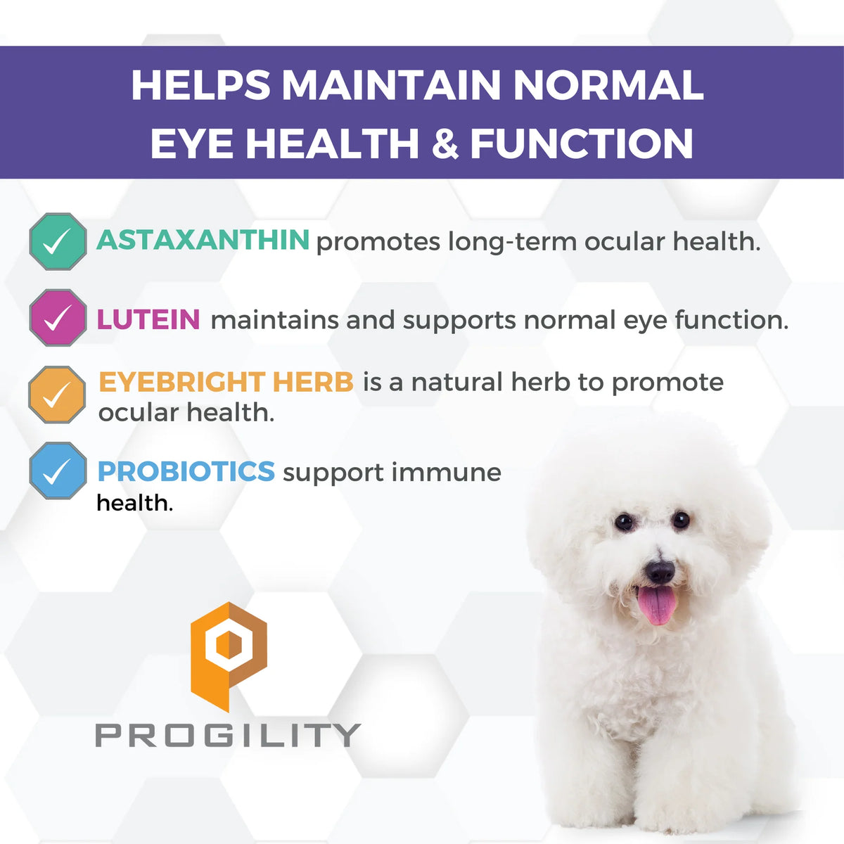 Progility Tear Stain Soft Chew Supplements  80ct