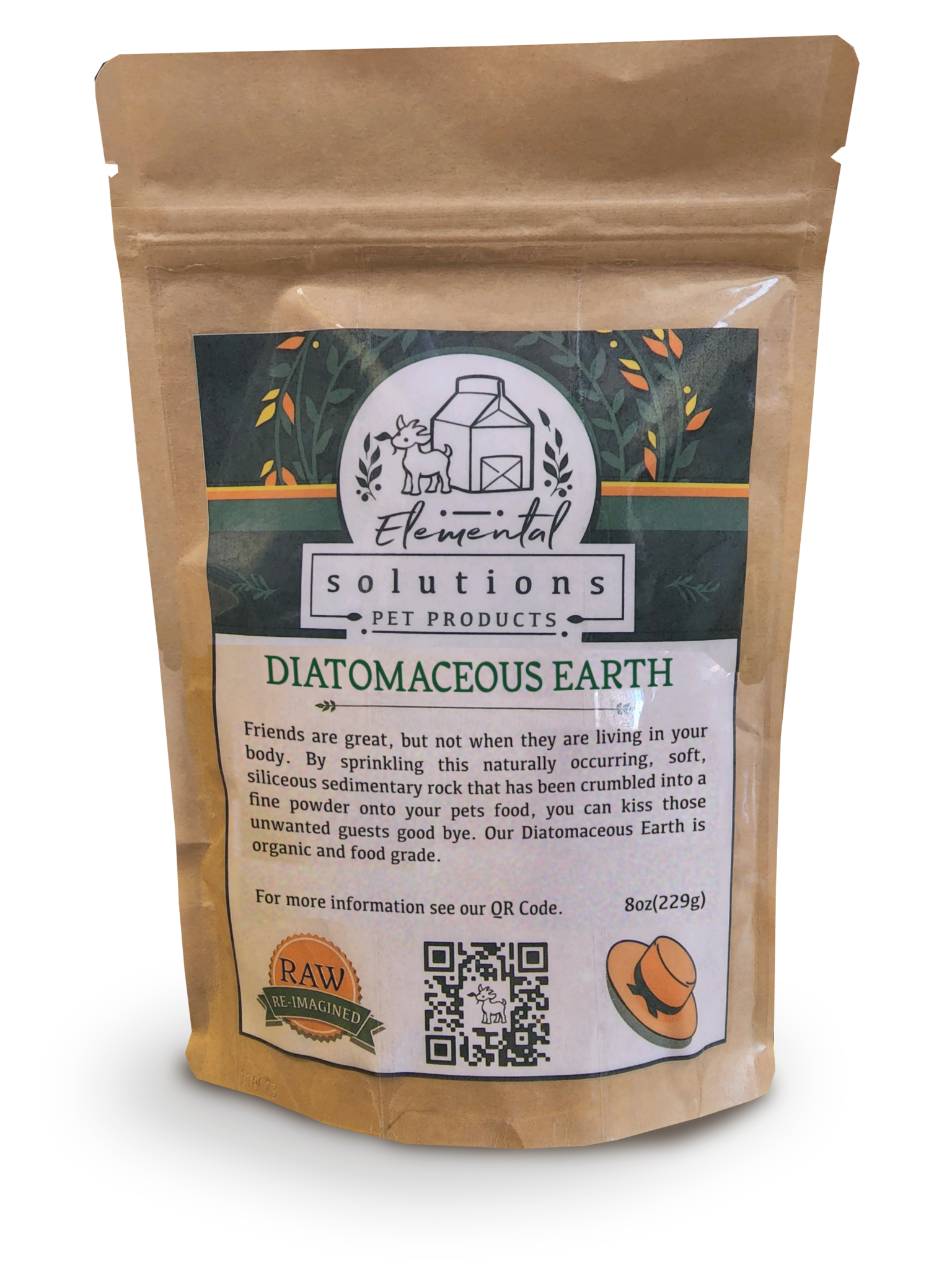 Elemental Solutions Diatomaceous Earth 8oz