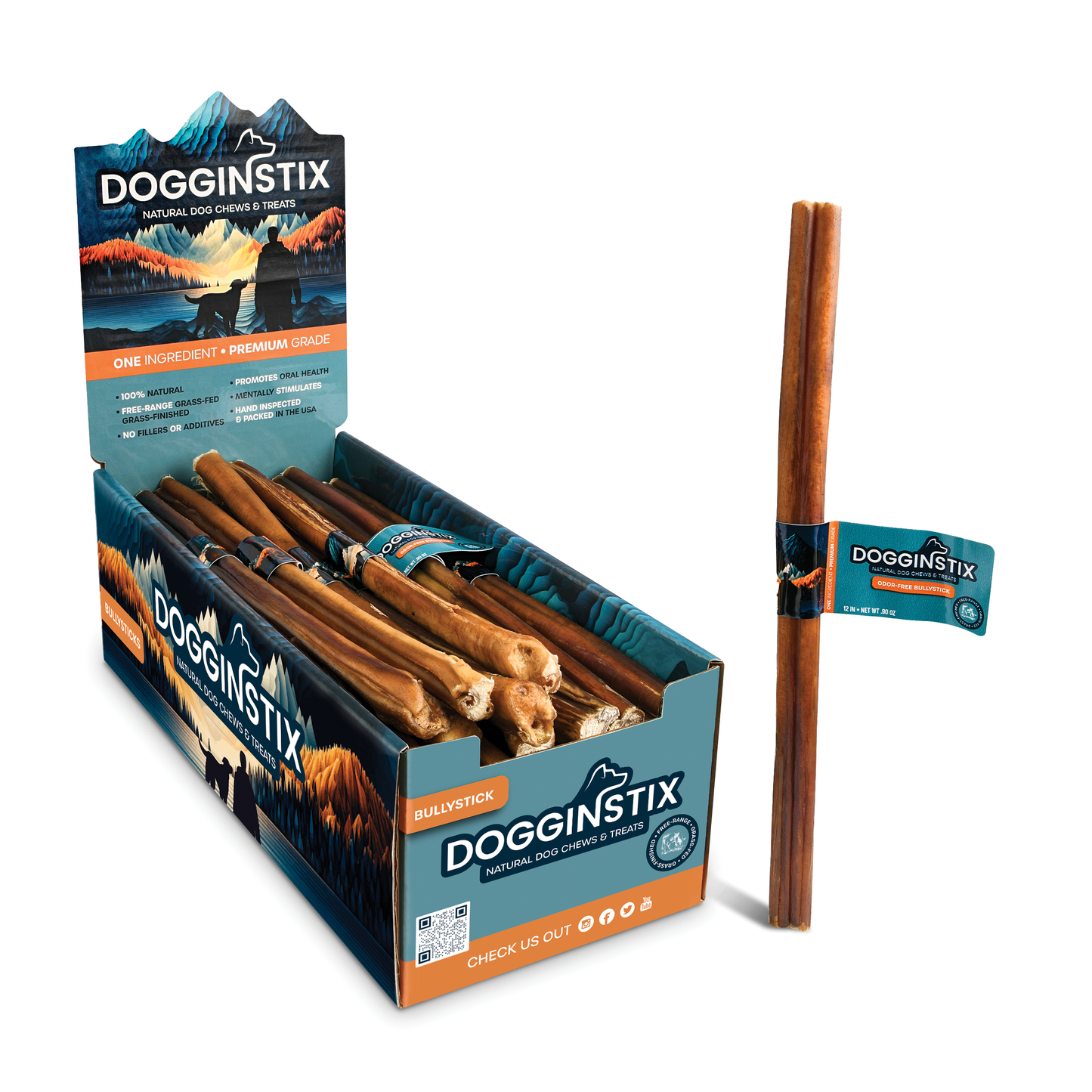 Dogginstix Bully Sticks 12"