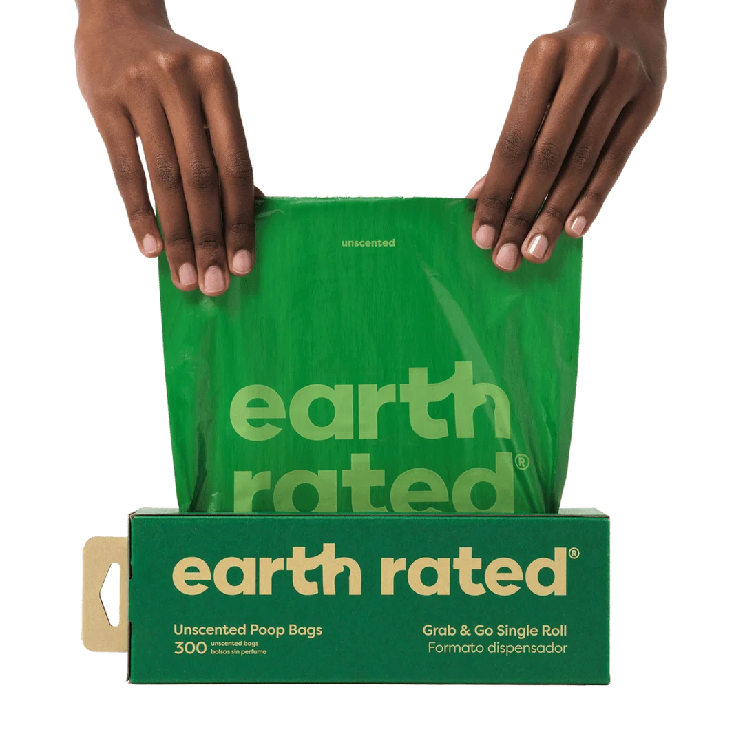 Earth Rated Poop Bags Scented Bulk Single Roll - 300ct
