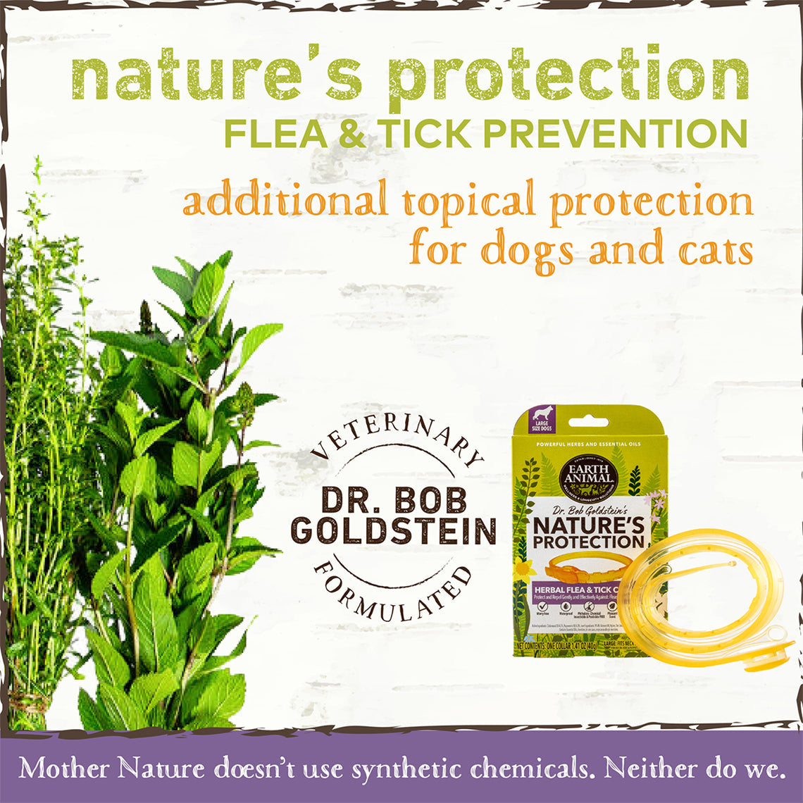 Earth Animal Dog Natures Protection Flea Tick Collar