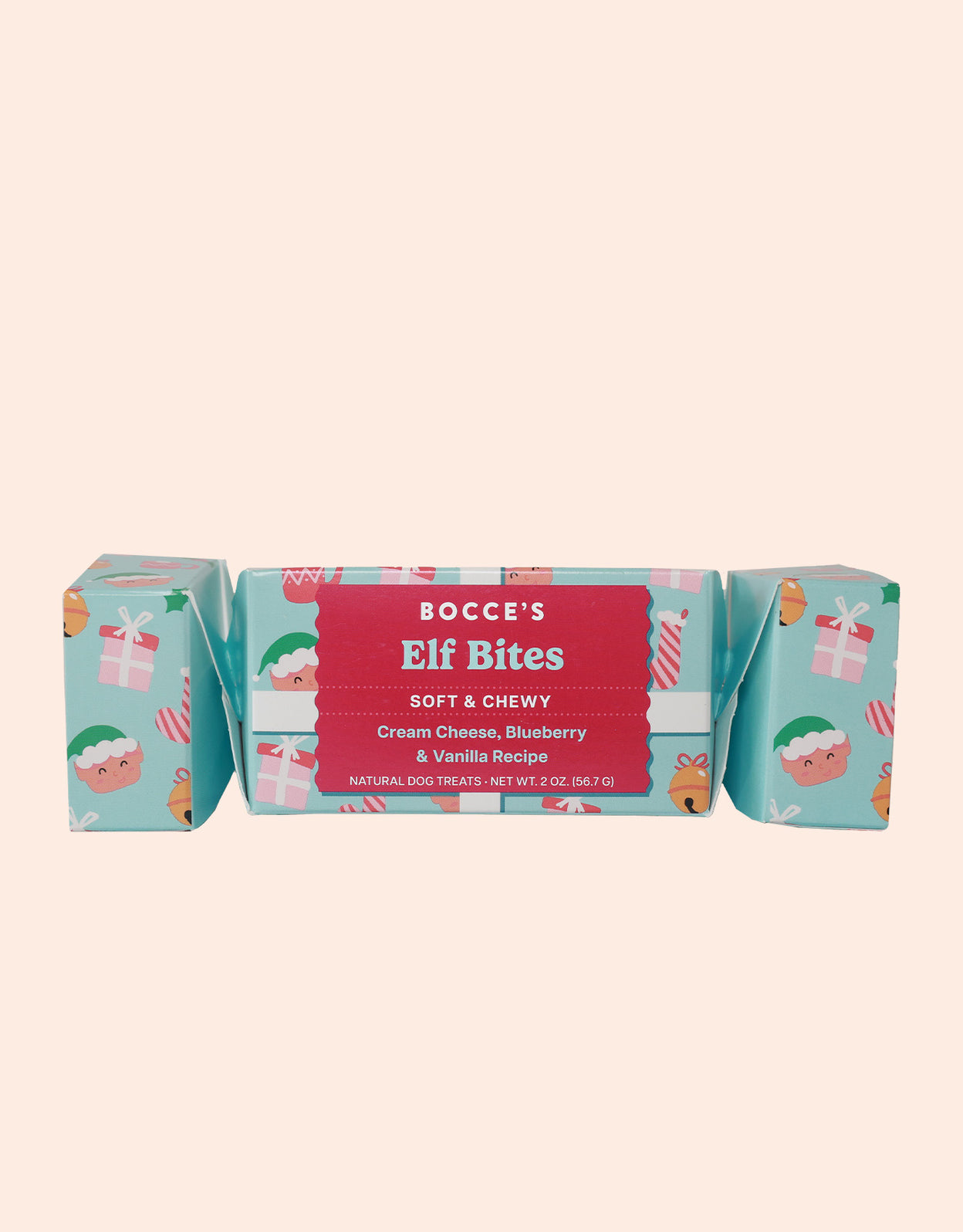 Bocce's Bakery Elf Bites Dog Treat Cracker 2oz.