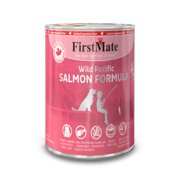 FirstMate Can Wild Pacific Salmon Dog 12.2oz