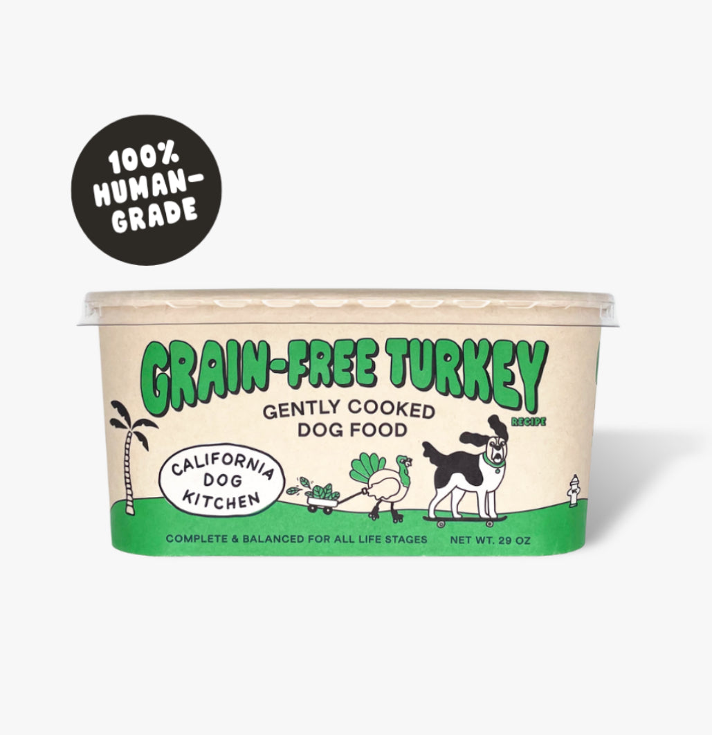 California Dog Kitchen - Grain Free Turkey Tub 1lb