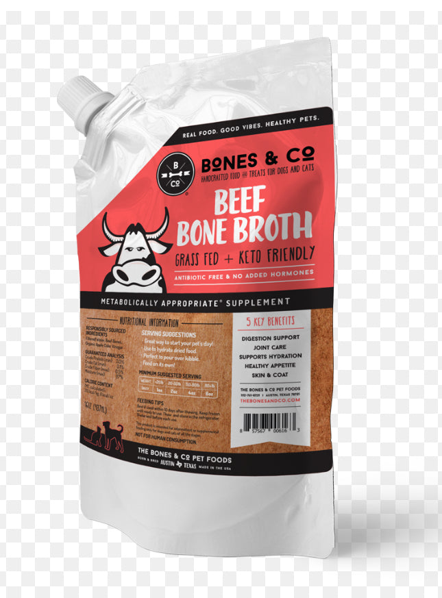 Bones & Co Dog Beef Frozen Bone Broth 16oz