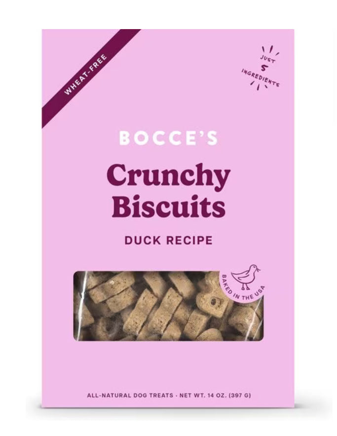 Bocce's Bakery Dog Duck Biscuits 14oz