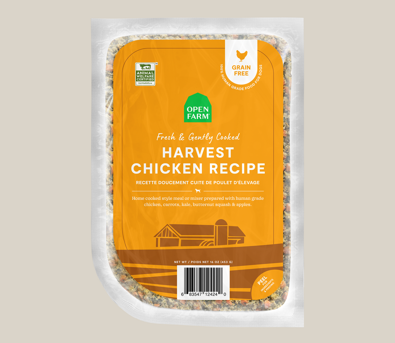 Open Farm Harvest Chicken Recipe Gently Cooked 16oz