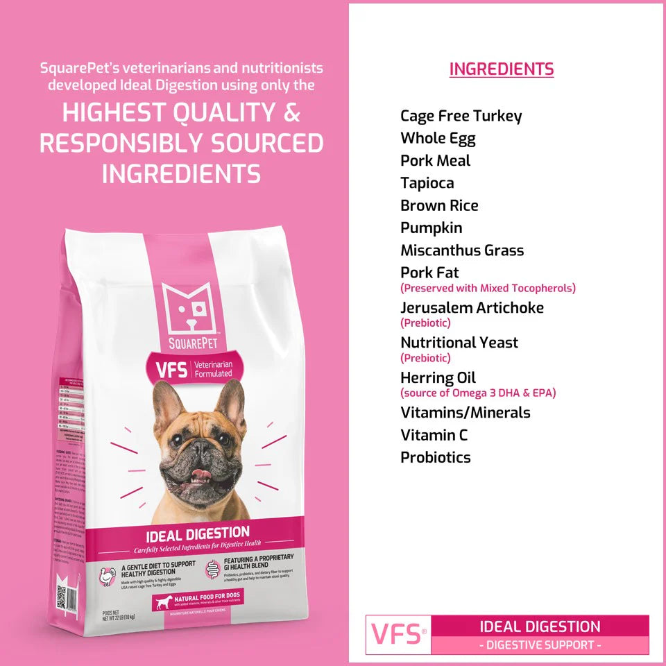 SquarePet VFS Canine Ideal Digestion Formula