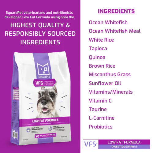 SquarePet VFS Canine Low Fat Formula