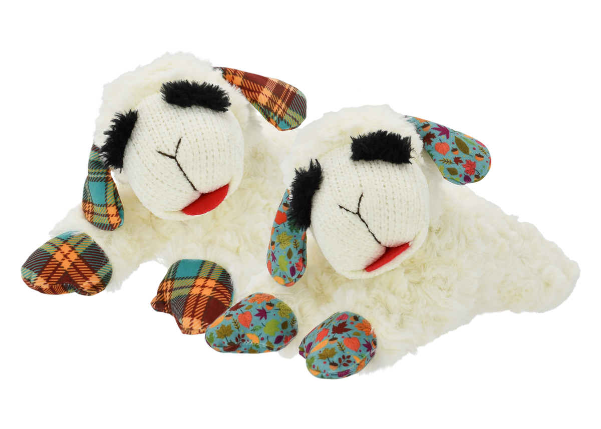 Autumn Lamb Chop Dog Toy 10.5”