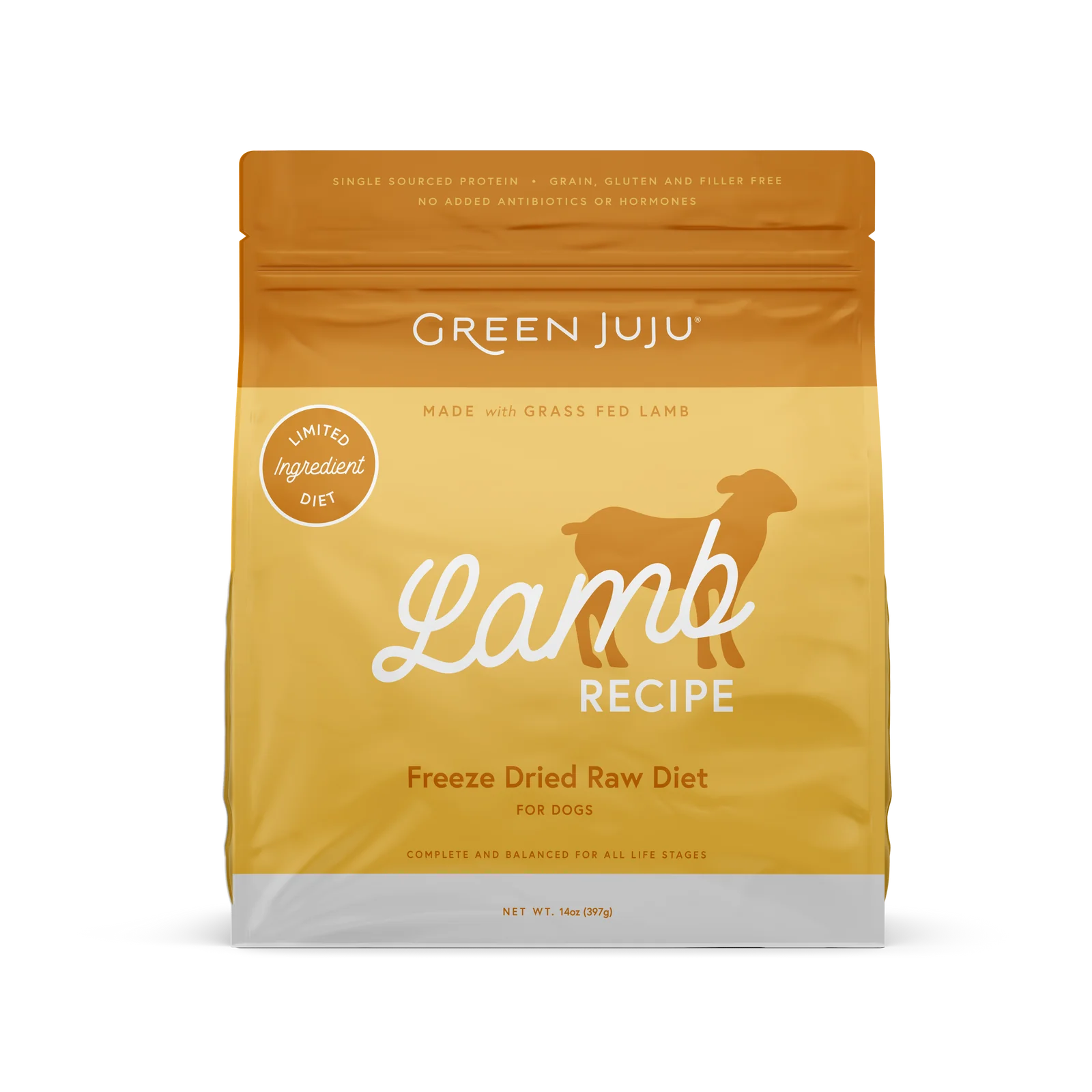 Green Juju Dog Limited Ingredient Diet Lamb FD 14oz
