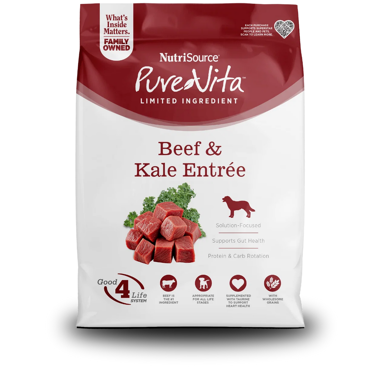 Pure Vita Beef and Kale Grain Free