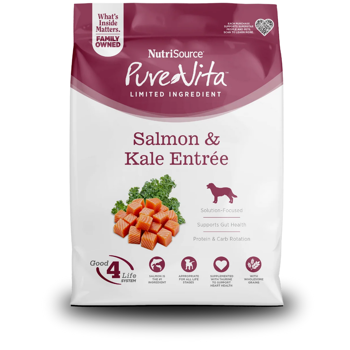 Pure Vita Salmon & Kale Grain Free