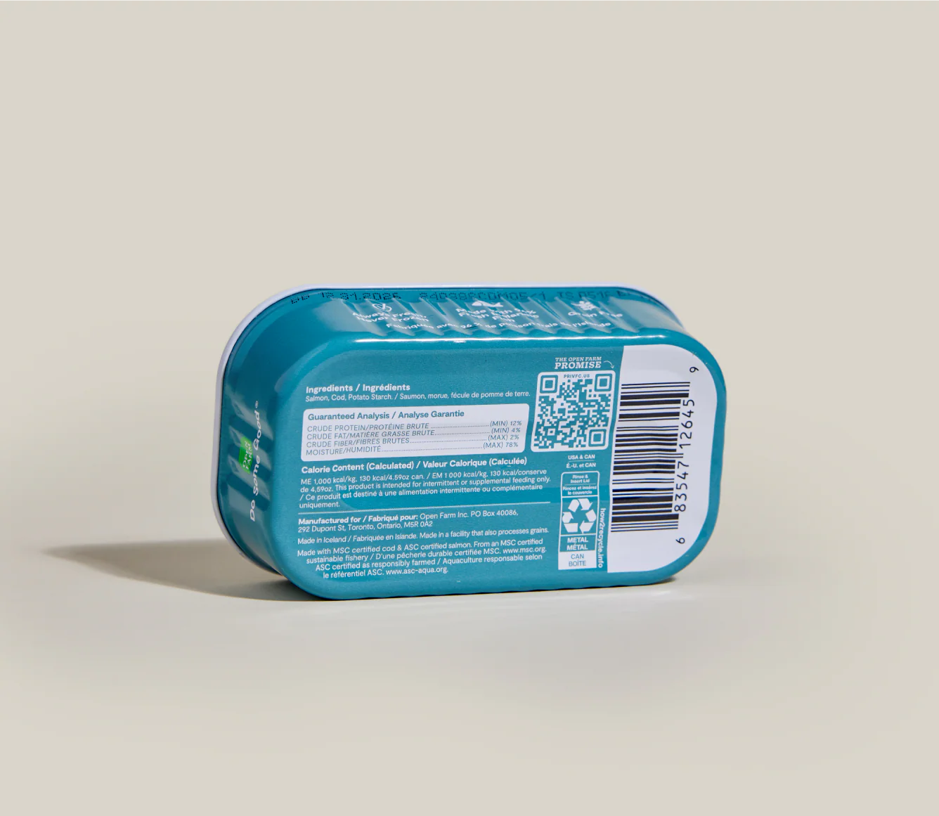 Open Farm Salmon & Cod Grain Free Topper 4.59 oz
