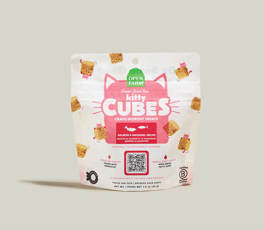 Open Farm Kitty Cubes Salmon and Mackerel 1.5oz