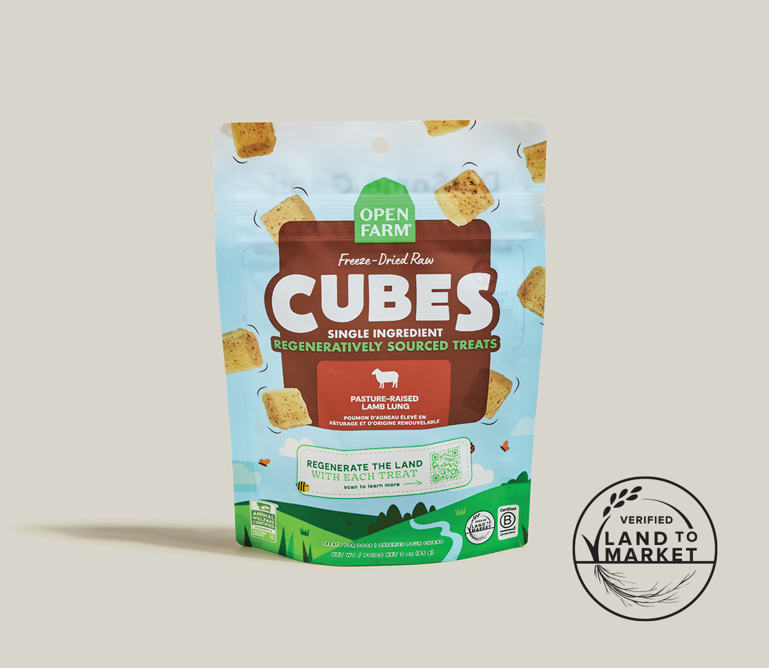 Open Farm Freeze Dried Raw Cubes Lamb Lung