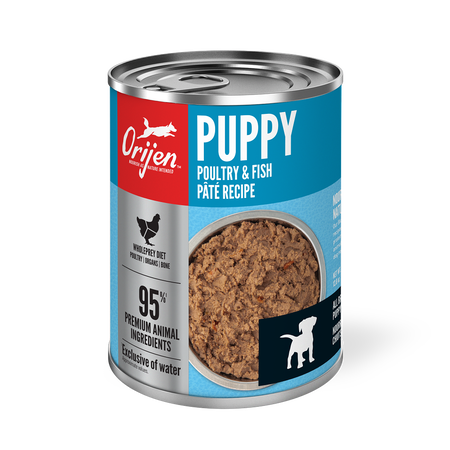 ORIJEN PUPPY POULTRY FISH PATE CAN 12.8OZ