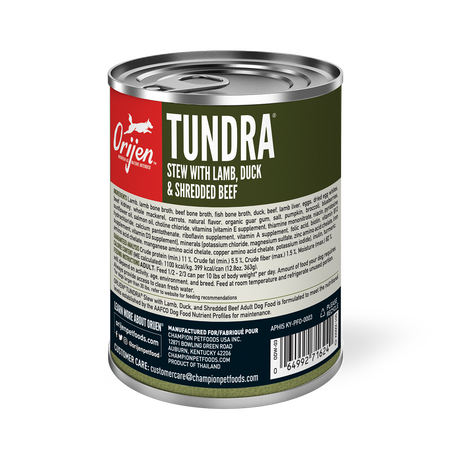 ORIJEN TUNDRA STEW CAN 12.8oz