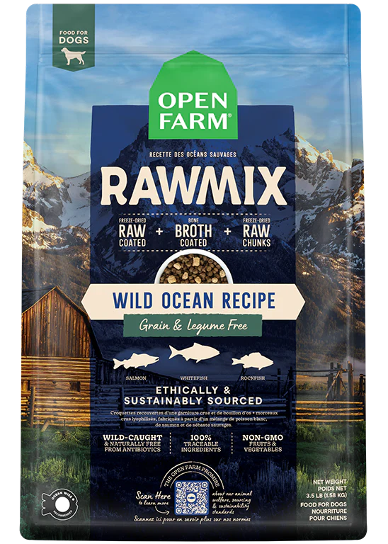 Open Farm Dog Rawmix Wild Ocean